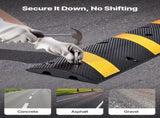 1830MM Rubber Speed Bump, 2 Pack, 2 Channel Heavy Duty Traffic Speed Hump, 9,979 kg/Axle Load V952-JSDDLBHPDZK2UP77S001V0