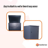 Parcel Delivery Drop Box Mailbox - Secure Home Package Locker 44x35x58cm Grey V238-SUPDZ-40998759825488