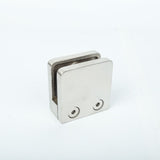 Heavy Duty Square Flat Back Glass Clamp 4545 mm for Tempered Glass or Laminated Glass, V1366-AZ2-W-08427