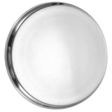 Stainless Steel Round Bar Stool Seat with Smooth Edges, Kitchen Replacement Seat for Home and V1370-AZ4-14793