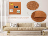 10Pcs Chocolate Cork Board Tiles Protective Wall Board for Reminder Messages V1369-AZ3-W-20237