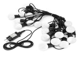 Waterproof G50 Bulb Light 10M 20LED String Light for Outdoor Festive Decor Warm White V1294-YM0901-3119210090311