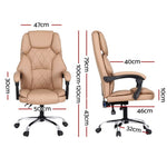 Artiss Massage Office Chair Computer Chairs High Back MOC-1051-8P-EP