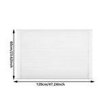 No Drill Honeycomb Pleated Blinds Cordless Blackout Cellular Shades for Windows, Thermal Insulated V1369-AZ3-W-15062