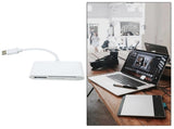 USB-C 3-in-1 Memory Card Reader Adapter for TF Card, Compatible with Phone & Laptop V1263-JX-4729