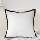 Throw Pillow, Square Sofa Cushion Pillow, Stylish Comfortable Durable, Microfiber Soft & Breathable, V1366-AZ2-W-23248