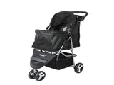 PaWz Large Pet Stroller Dog Cat Carrier Black ST1001-BK_NZ