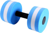 Water Dumbbells Set, 2PCS Dumbbells Pool Resistance Fitness Equipment Foam Dumbbell V1188-MA60-21648-1