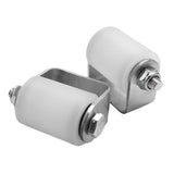 2Pcs Slide Gate Guide Roller 3 Inches Hard Nylon Sliding Rolling Gates Guider Heavy Duty Ball V1192-AZ-W-22099