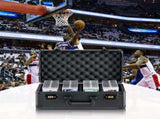 Graded Card Storage Box, 4 Slots, Graded Sports Cards Holder Carrying Case with Coded Lock Foam V952-FJKSNHMMS108T371IV0