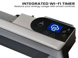 Noirot Spot Plus 2400W Smart WiFi Electric Convection Panel Heater with Digital Timer & Castors 7358-8TPRO