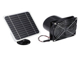 6.5 Inch Solar Powered Exhaust Fan 50W 12V ABS Monocrystalline Silicon Solar Panel Ventilation Fan V1294-YM0901-3111240176711