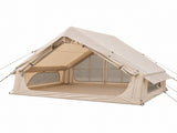Weisshorn Inflatable A-Frame Camping Tent Large Outdoor Glamping Beige XFSK-KH-DD-ST