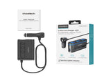 CHOETECH TC0021 3 Sockets 2C1A Cigarette Lighter Splitter Black V28-ELECHOTC0021