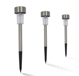 12PCS Solar Lights Outdoor Waterproof, Stainless Steel LED Landscape Lighting Outdoor Solar Lights V1192-AZ-W-11418