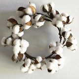 Cotton Wreath Festival Decoration Christmas Wreath Cotton Door Ring V1192-AZ-W-27936