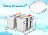 Stainless Steel Molds Ice Cream Industrial Home Kitchen DIY Ice Pop Mould Maker Tool V1294-YM0727-JY06255-04