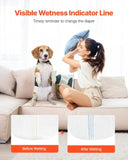 VEVOR Disposable Dog Diapers Super Absorbent Female Dog Diapers S Size 96 Count V952-CWNBZNKMG96P2C7UG001V0