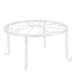Single Layer Iron Plant Stand Floor Standing Simple Low Plant Stand Balcony Living Room Flower V1294-YM0717-3111220212114