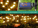 Solar Lights Outdoor Waterproof 4 Pack of 32 LEDs Garden Patio Firefly Decoration Unique Gifts Women V1079-SOLARLIGHT01