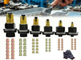 6 Rivet Nut Pliers and 60 Press-In Nuts Kit for M3 to M10 Installation in Metal Agricultural V1369-AZ3-W-08060