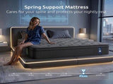 Levitex Double Mattress 34 cm 5-Zone Pressure Relief Pocket Spring with Reinforced Edge Support & MATTRESS-LV-ORION-34-D