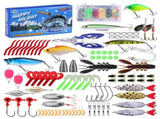 101Pcs Plastic Fishing Lures Tackle Prawn Shrimp Flathead Bream Cod Bass Lure Fishing Kit V1308-DSZKI-567
