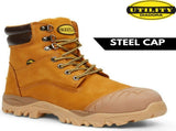 DIADORA Utility Craze w Zip Work Boots Composite Cap Workwear Shoes - Wheat V563-FU1948CT-WHEAT-14