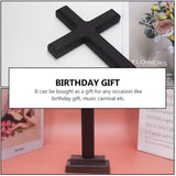 Hanging Crosses Wall Decor Cross Adornment Wood Coffee 1Set for Decor V1366-AZ2-W-12385