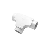 Series 246 PVC Inspection Conduit Tee, 50 mm Size, Grey V1202-V1-CLI24650GY