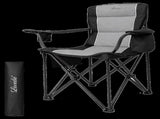 Levede Camping Chair Large Folding Outdoor Portable Fishing Picnic Travel Seat OD1074-BK-AU