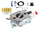 Carburetor Sparking Plug Kit Replacement Fit for Husqvarna 350 346XP 353 340 345 Gardening Tool V1294-YM0901-3111200159511