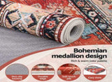 Artiss Floor Rug 160X230cm Large Washable Area Rug Modern Living Room Carpet Mat FLR-4217-160X230-RD