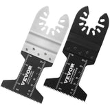 VEVOR 30PCS Multi Tool Blades Kits, Universal Quick Release Oscillating Saw Blades, 8 Types Wood V952-BDGJDPTZ33PCSGK9LV0