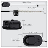 Recliner Replacement Parts with Durable Plastic Pull Handle and Recliner Release Cable,Repair for V1370-AZ4-08234