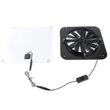 10W Solar Exhaust Fan 13.5inch Solar Ventilation Fan Solar Panel Powered Fan for Dog Chicken House V1294-YM0901-3111240138911