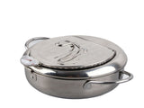Japanese Style Mini Stainless Steel Frying Pot with Thermometer Induction Cooker CompatibleS 20cm V1294-YM0901-3118200163111
