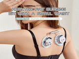 Silvery-white Portable EMS Body Shaping Massager - 15 Intensity Levels, Silent Operation, ABS & V888-ELOSUNG56232-1