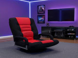 Artiss Floor Gaming Chair with 360 Swivel, 6-Position Backrest for Gaming FLOOR-SBL-GAME-FA-BKRD