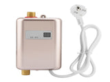 3800W Mini Electric Tankless Instant Hot Water Heater Bathroom Kitchen Washing Golden V1294-YM0901-JY15620-03