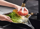 Drain Basket - Sieve with Funnel - Draining Sieve - Kitchen Sieve - Drying Rack - Plastic - Draining V1188-MS101-02044-1