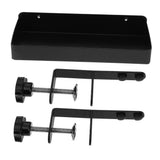 Black Metal Pegboard Shelf Clamp Organizer Box for Wall Storage, Garage Tools Holder and Workshop V1369-AZ3-W-15805
