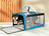 Pawz 3 in 1 Pet Soft Crate Dog Cat Carrier L Size Blue PT1254-L-BL