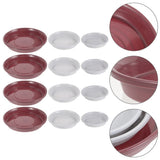 Plastic Flower Pot Drip Trays, Simple Design, 12-Pack Drip Tray for Indoor and Outdoor Plants V1366-AZ2-W-13696