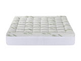 Giselle Bedding 1500GSM Pillowtop Mattress Topper Bamboo Mattress Pad for Back Pain Relief Washable TOPPER-BAM-11-K