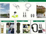 camping spoon, camping fork, multifunctional tool, outdoor dining, camping gear, 2-in-1 utensil, V1347-127-BLA-80008