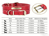 Premium Genuine Leather Dog Collar/Durable Real Leather Adjustable Collars For Male Female V1188-MS-430-1674-10