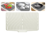 40x33 Inch Extra Large Kitchen Countertop Draining Silicone Tray - No Punching, Waterproof Drying V1189-LWWAL-20260401-05349
