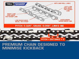 MTM Petrol Commercial Chainsaw 22 Bar E-Start Tree Pruning Chain Saw Top Handle V219-CHNSAWMTMA6X2