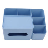 Tissue Box Organizer with Lid Plastic Exquisite Smooth Surface Tissue Desk Organizer for Home Office V1294-YM0706-3117230170011